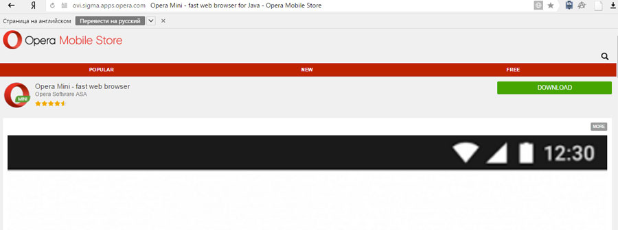 Перевести сайт на русский опера. Opera Mini java. Опера мини джава версия 1,2. Opera на Ява. Опера мини Интерфейс java.