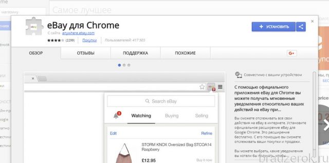 eBay для Chrome